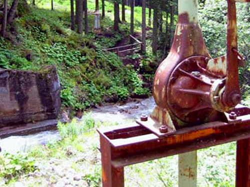 L'acquedotto serviva per portare all'impianto di trattamento l'acqua necessaria per la flottazione.